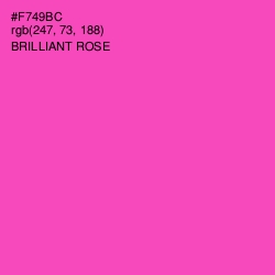 #F749BC - Brilliant Rose Color Image